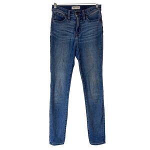 Madewell Roadtripper High Rise Skinny Jeans Women's Size 23 Casual Medium Wash